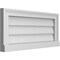 Ekena Millwork Vertical Surface Mount PVC Gable Vent w/ 2"W x 2"H , Brickmould Sill Frame, 26"W x 12"H GVPVE26X1203SN - alternate 5